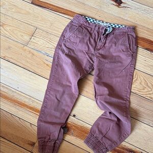 Vans Rust Colored Canvas Joggers